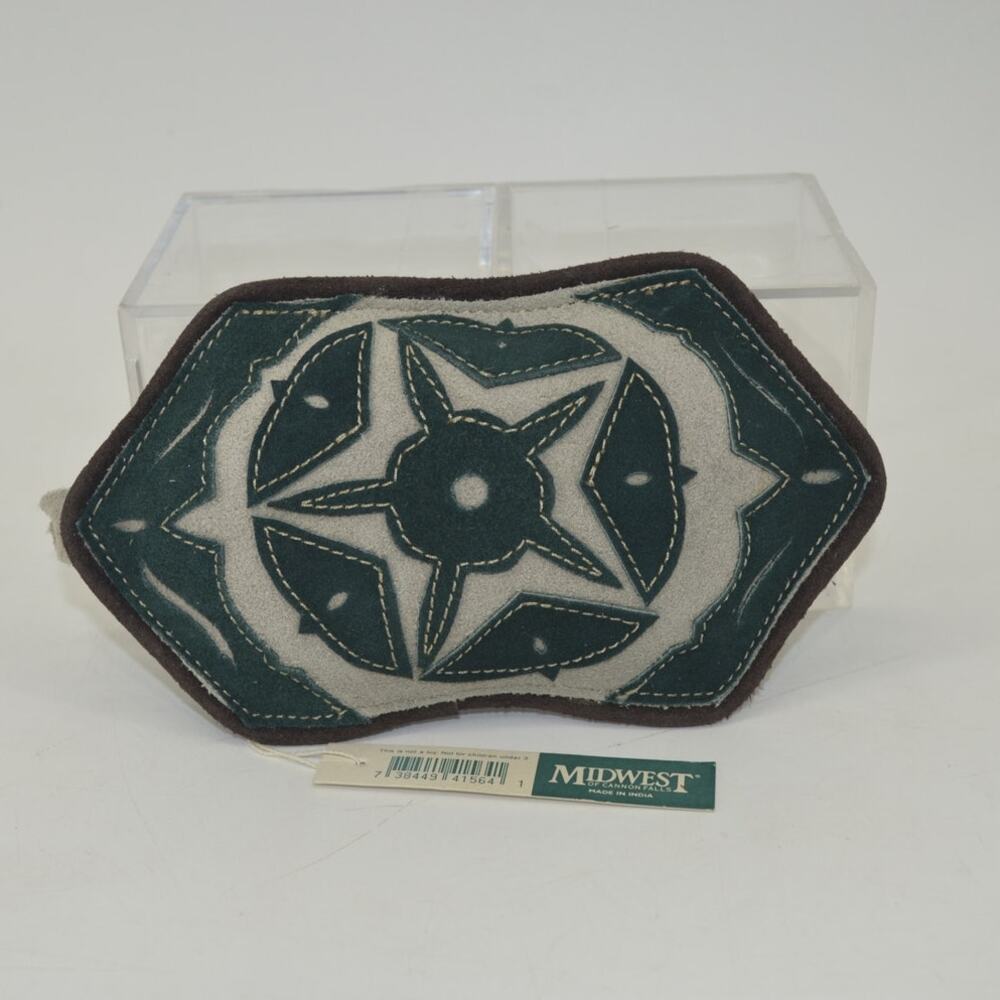 Midwest of Cannon Falls Green Suede Christmas Ornament Green 7"